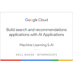 Insignia de Build Apps with AI de Google